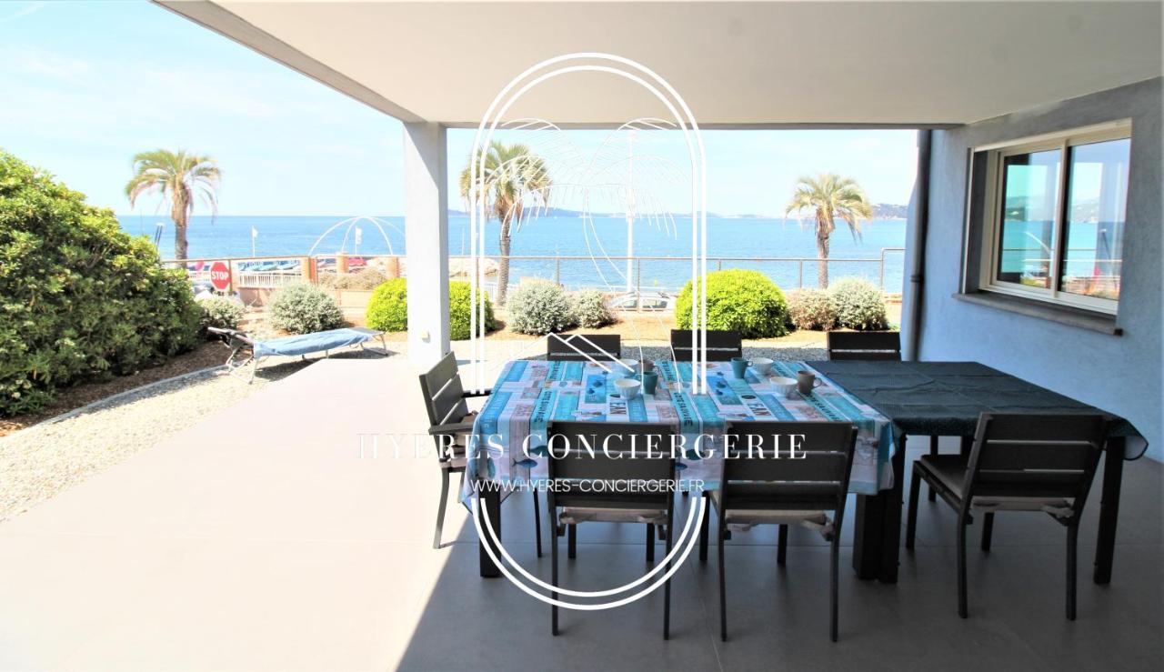 Villa Antoine Appartement Rdj Vue Mer Clim Wifi Parking Plage 50M La Garonne Ле-Праде Экстерьер фото