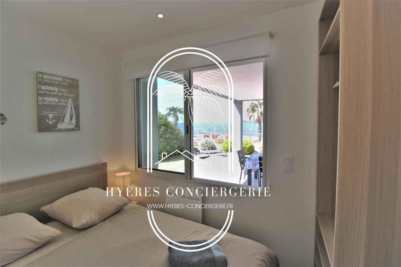 Villa Antoine Appartement Rdj Vue Mer Clim Wifi Parking Plage 50M La Garonne Ле-Праде Экстерьер фото
