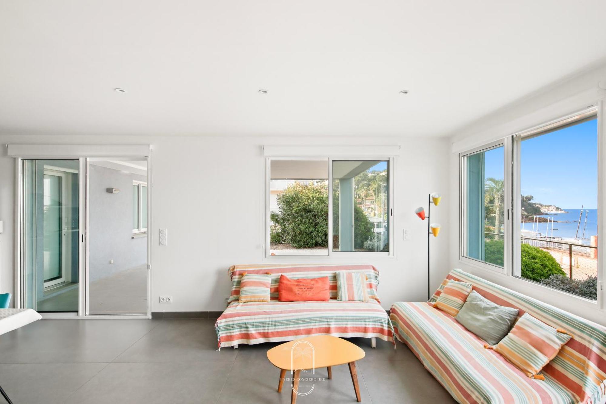 Villa Antoine Appartement Rdj Vue Mer Clim Wifi Parking Plage 50M La Garonne Ле-Праде Экстерьер фото