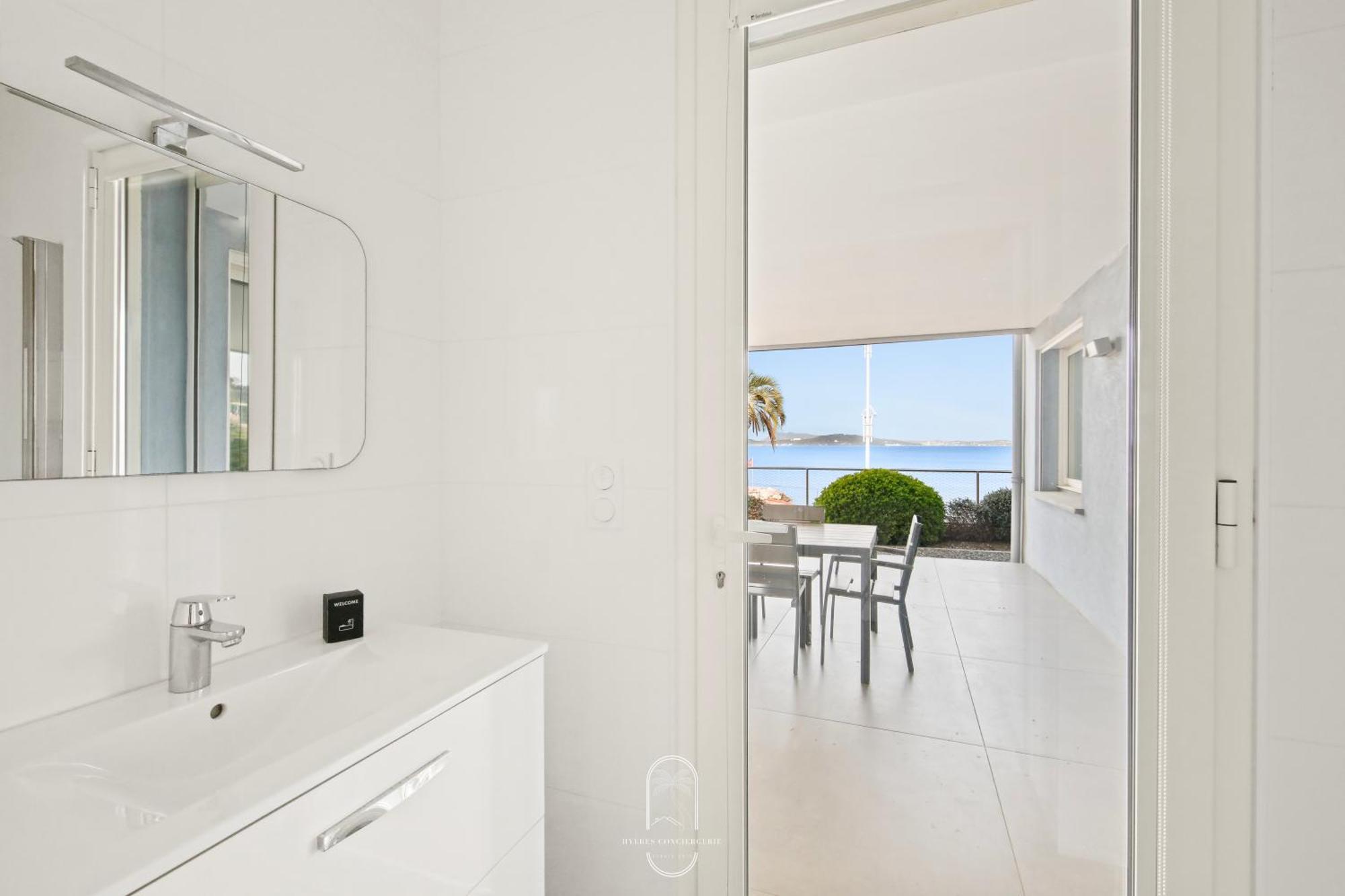 Villa Antoine Appartement Rdj Vue Mer Clim Wifi Parking Plage 50M La Garonne Ле-Праде Экстерьер фото
