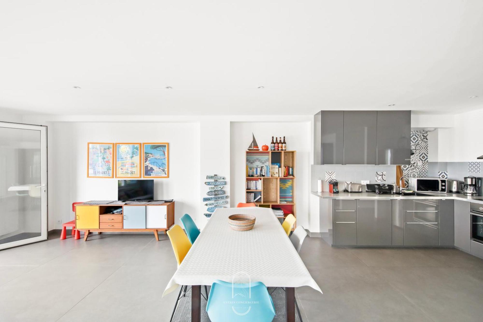 Villa Antoine Appartement Rdj Vue Mer Clim Wifi Parking Plage 50M La Garonne Ле-Праде Экстерьер фото